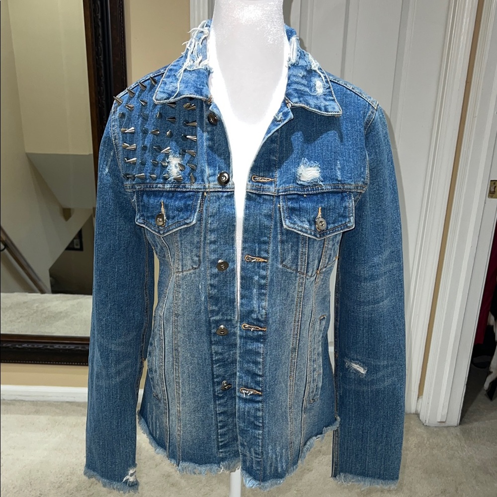 Studded Denim Jacket
